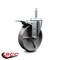 Service Caster 5 Inch Semi Steel Wheel Swivel 58 Inch Threaded Stem Caster Total Lock Brake SCC SCC-TSTTL20S515-SSR-58212 - alternate 2